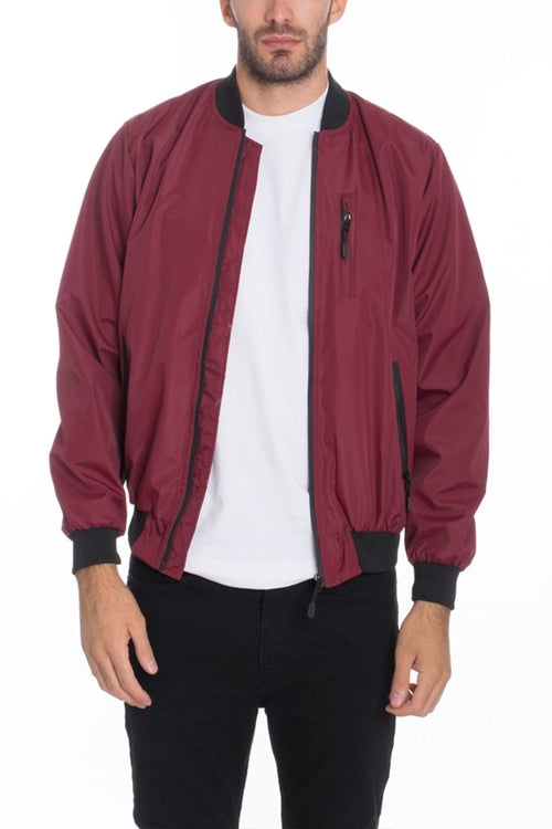 Men's Vinyl Waterproof Windbreaker