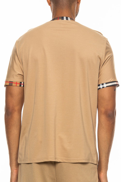 Chequered Detail Polo