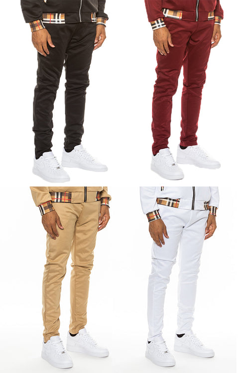 Chequered Detail Track Pant