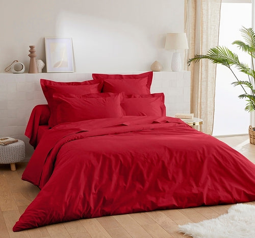 Duvet cover Percale 140x200 anise