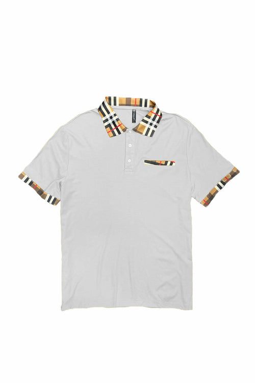 Chequered Detail Polo